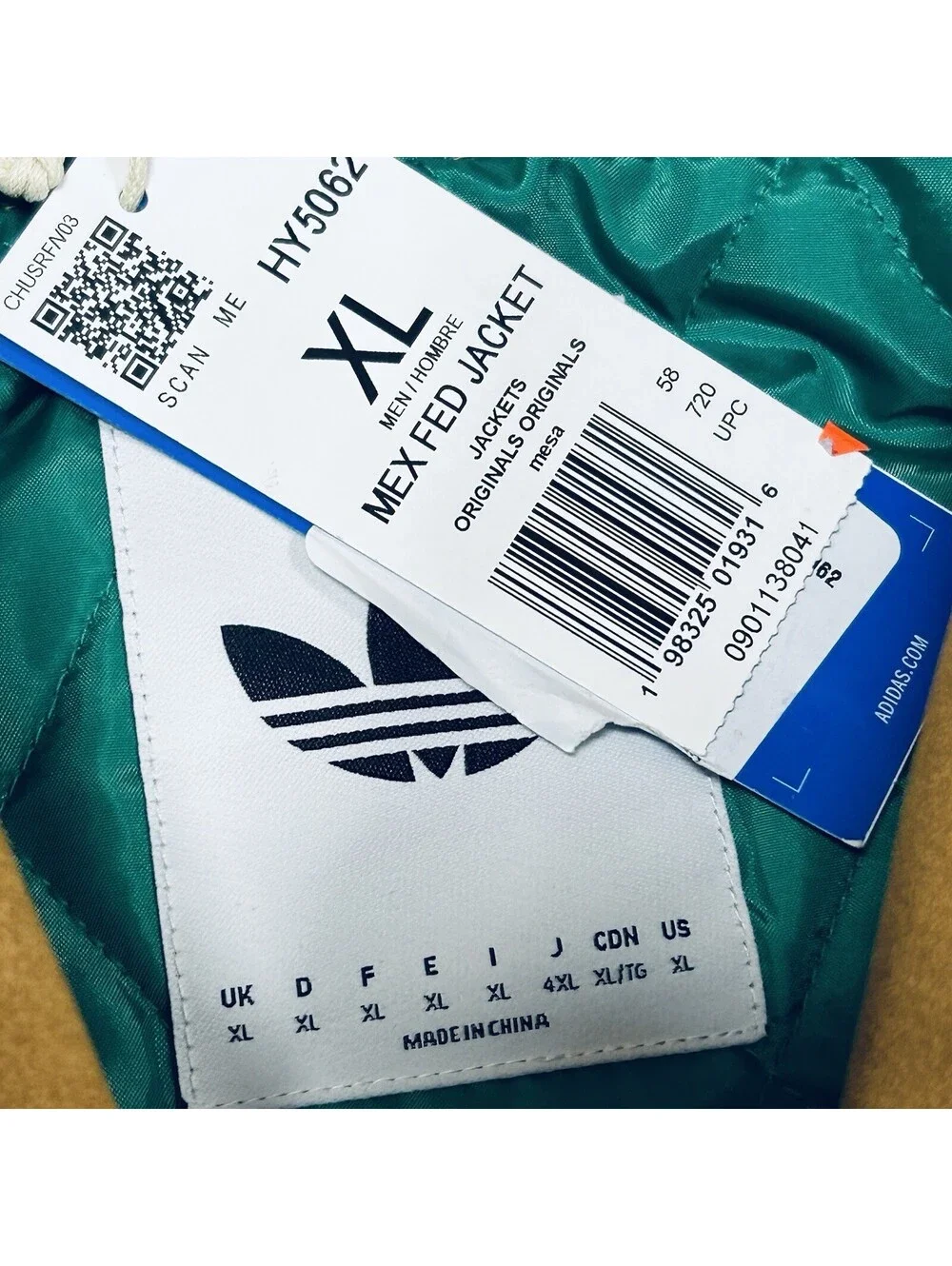 AUTHENTIC Adidas Original Meixco Fifa World Cup 2026 Faux Suede NEW Size XL
